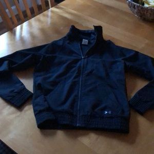 Under Armour XS Black Zip up windbreaker